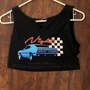 Cute crop top for car lovers or not ;)